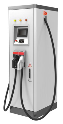 EVEMOVE 60 kW | CCS2 / CHAdeMO / AC Type 2 (Wifi, LCD, RFID cards, 5m cable), 150-750V